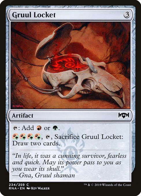 RNA: Gruul Locket (Foil)