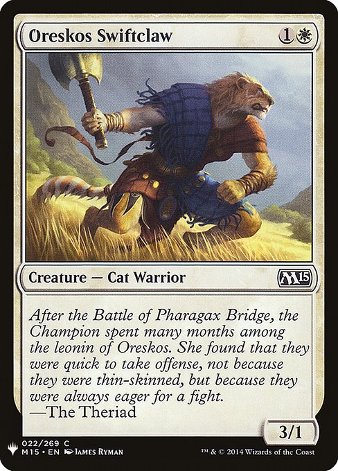 PLST: Oreskos Swiftclaw
