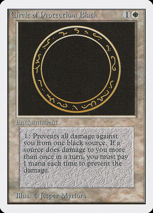 2ED: Circle of Protection: Black