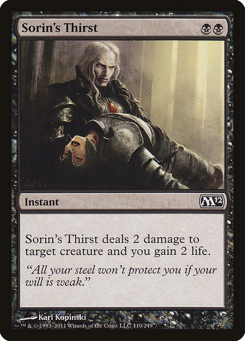 M12: Sorin's Thirst