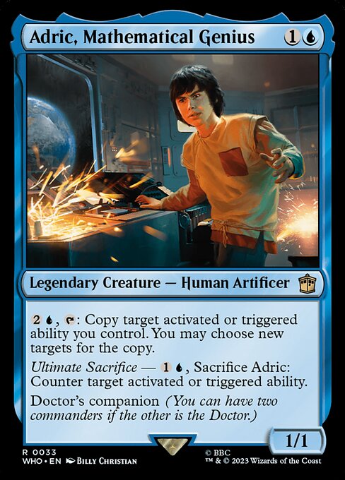 WHO: Adric, Mathematical Genius (Foil)