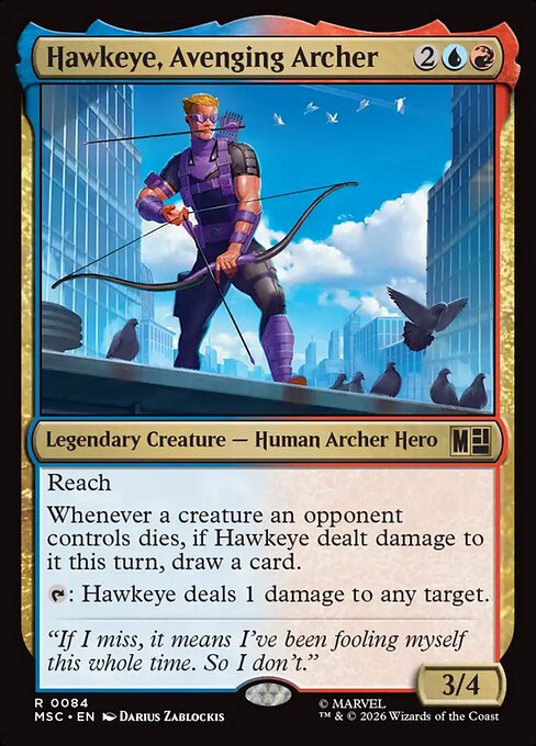 MSC: Hawkeye, Avenging Archer