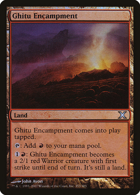 10E: Ghitu Encampment (Foil)