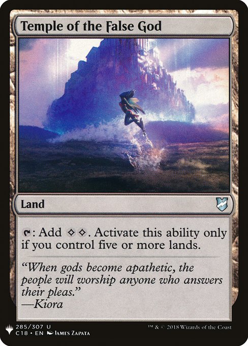PLST: Temple of the False God (C18)