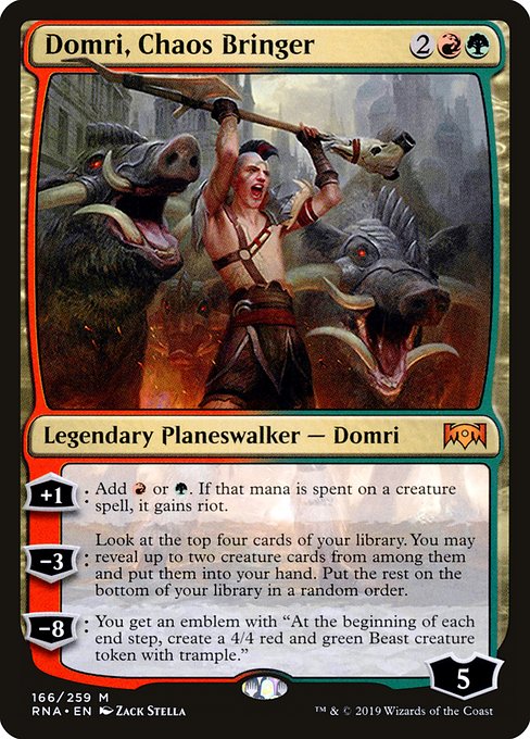 RNA: Domri, Chaos Bringer (Foil)