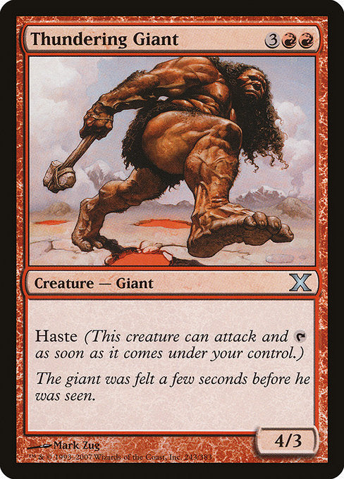 10E: Thundering Giant