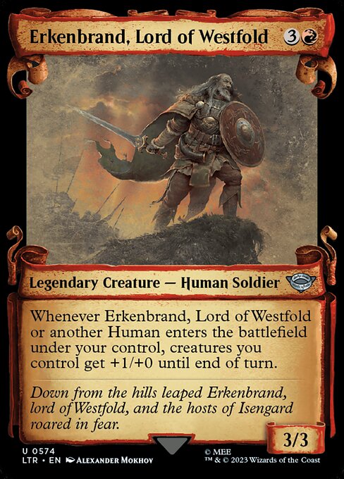 LTR: Erkenbrand, Lord of Westfold (Showcase Scrolls)