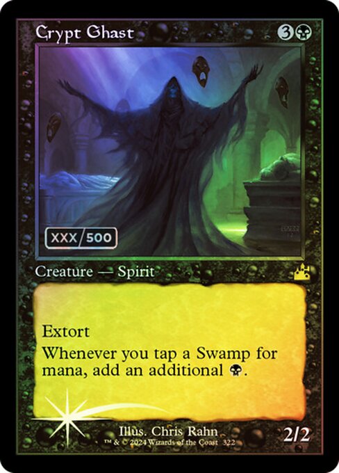 RVR: Crypt Ghast (Retro Frame) (Serial Numbered) (Foil)