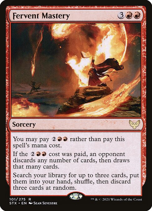 STX: Fervent Mastery (Foil)