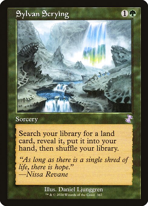 TSR: Sylvan Scrying (Foil)