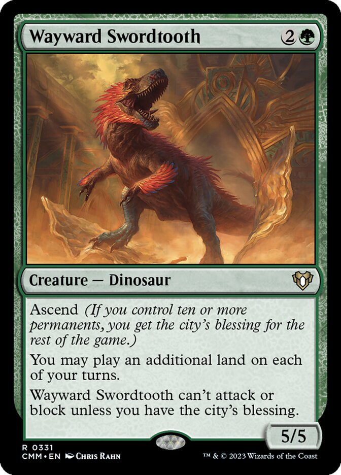 Wayward Swordtooth [Foil] :: CMM