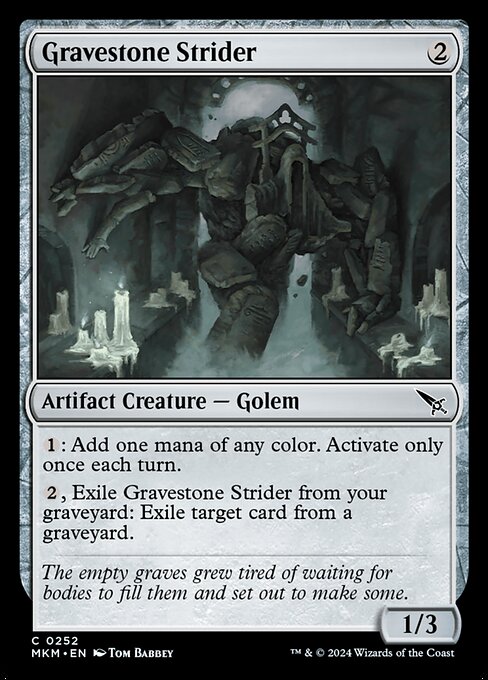 MKM: Gravestone Strider (Foil)