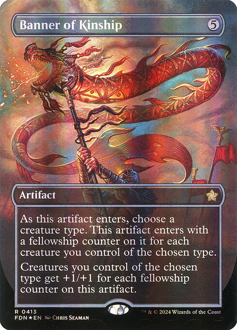 FDN: Banner of Kinship (Borderless) (Mana Foil)