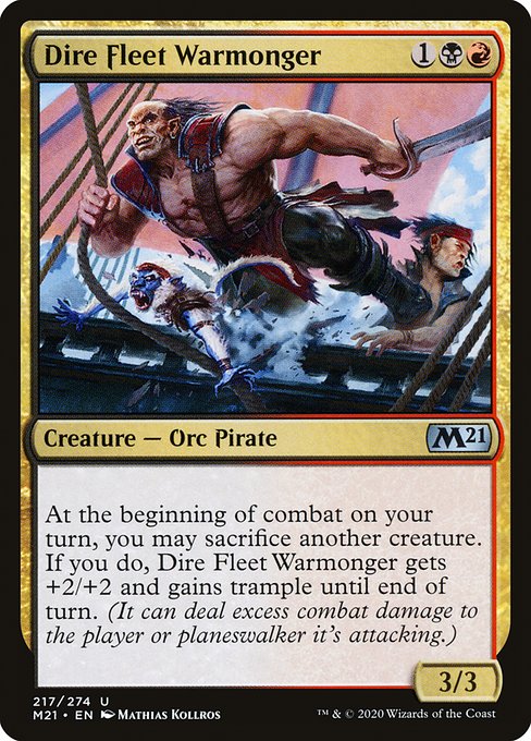 M21: Dire Fleet Warmonger (Foil)