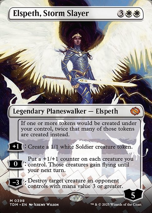 TDM: Elspeth, Storm Slayer (Borderless) (Foil)