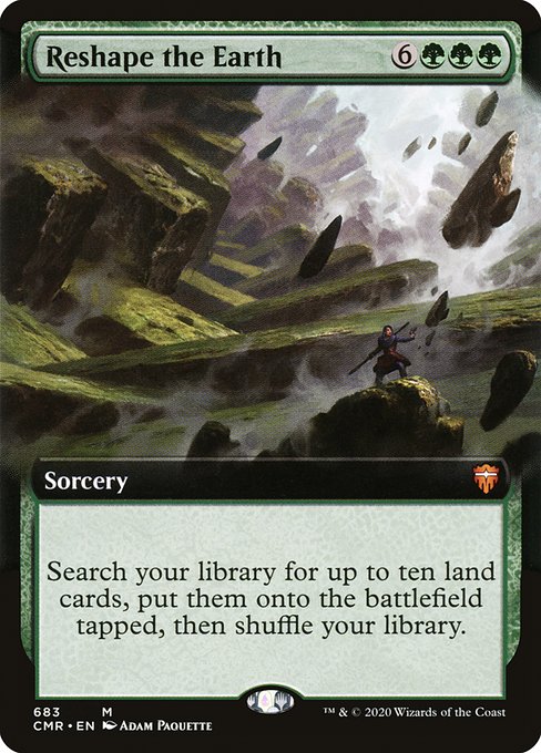 CMR: Reshape the Earth (Extended Art)