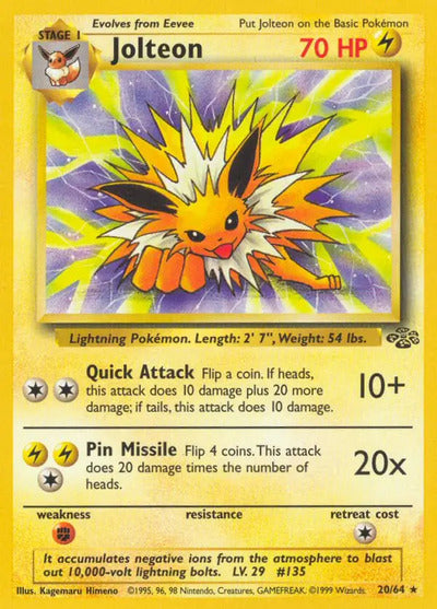 Jolteon (20) 20/64 Unlimited Jungle