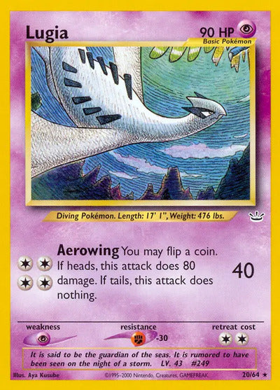 Lugia 20/64 Unlimited Neo Revelation