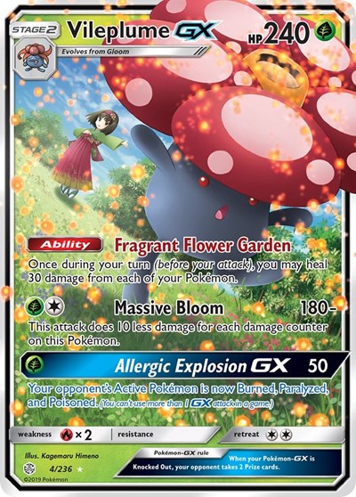 SM12: Vileplume GX (Holofoil)