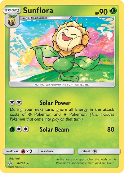 SM12: Sunflora (Reverse Holofoil)