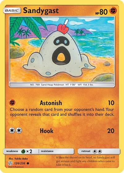 SM12: Sandygast (Reverse Holofoil)