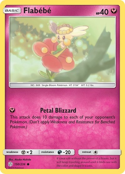 SM12: Flabebe - 150/236 (Reverse Holofoil)