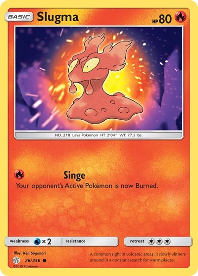 SM12: Slugma (Reverse Holofoil)
