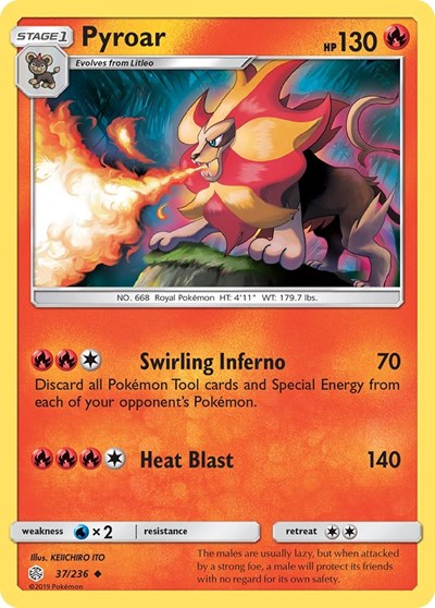 SM12: Pyroar (Reverse Holofoil)