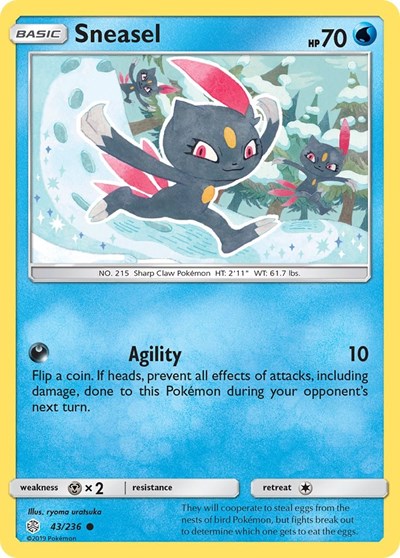 SM12: Sneasel (Reverse Holofoil)