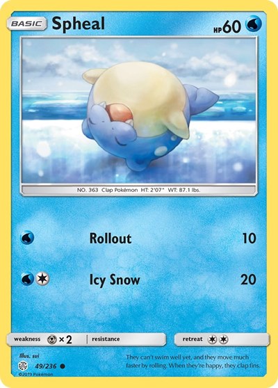 SM12: Spheal - 49/236 (Reverse Holofoil)