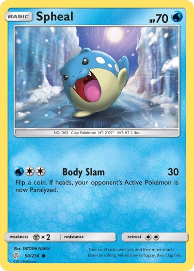 SM12: Spheal - 50/236 (Reverse Holofoil)