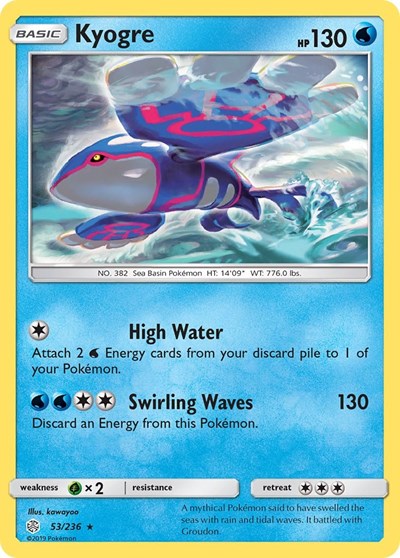 SM12: Kyogre (Reverse Holofoil)