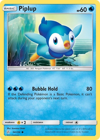 SM12: Piplup (Reverse Holofoil)