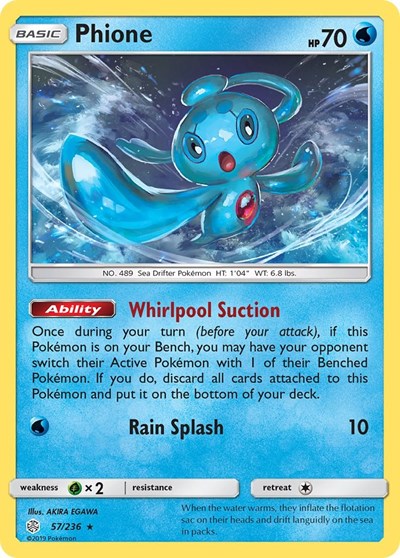 SM12: Phione (Reverse Holofoil)