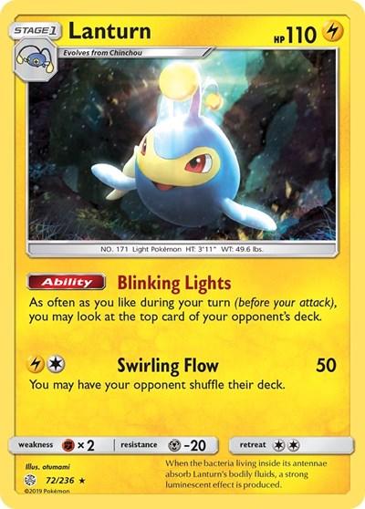 SM12: Lanturn (Reverse Holofoil)