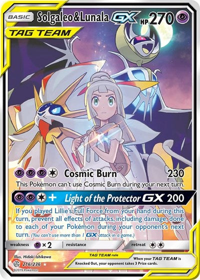 SM12: Solgaleo & Lunala GX (Full Art) (Holofoil)
