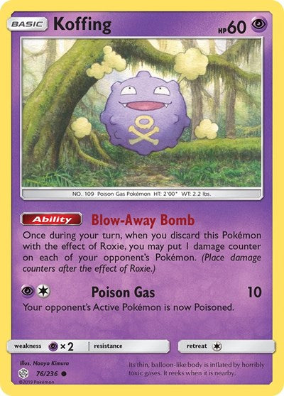 SM12: Koffing (Reverse Holofoil)