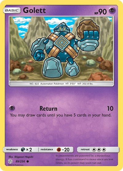 SM12: Golett (Reverse Holofoil)