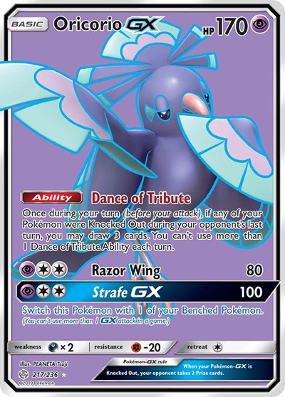 SM12: Oricorio GX (Full Art) (Holofoil)