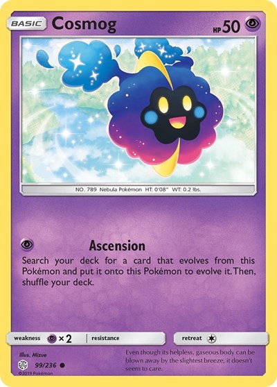 SM12: Cosmog - 99/236 (Reverse Holofoil)