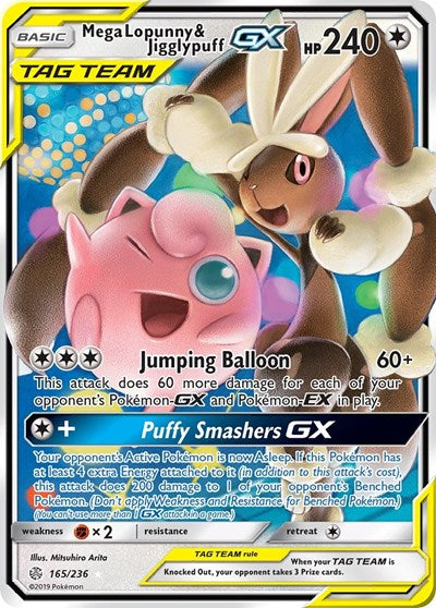 SM12: Mega Lopunny & Jigglypuff GX (Holofoil)