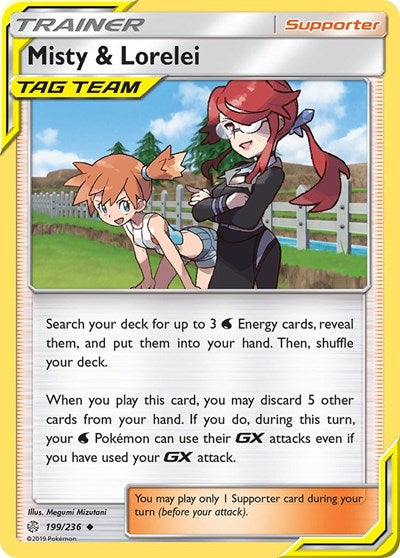 SM12: Misty & Lorelei (Reverse Holofoil)