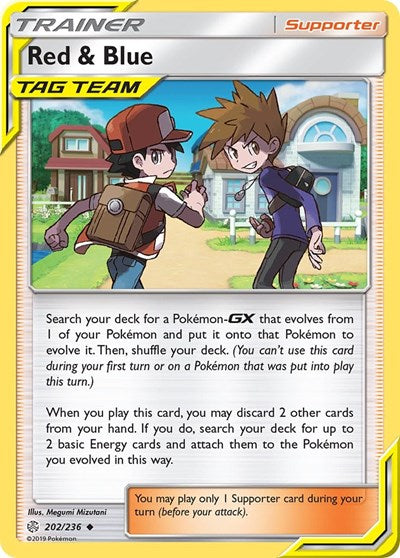 SM12: Red & Blue (Reverse Holofoil)