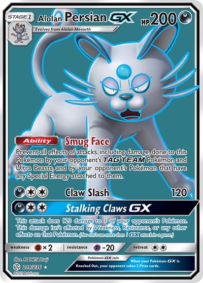SM12: Alolan Persian GX (Full Art) (Holofoil)
