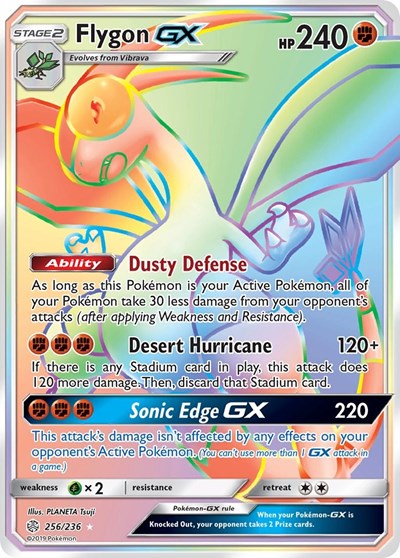 SM12: Flygon GX (Secret) (Holofoil)