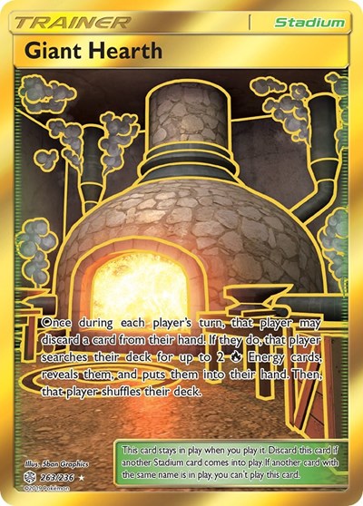 SM12: Giant Hearth (Secret) (Holofoil)