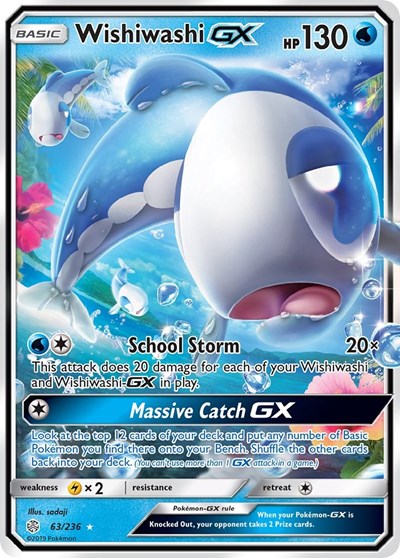 SM12: Wishiwashi GX (Holofoil)