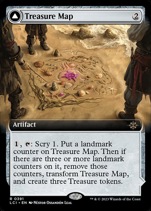 LCI: Treasure Map (Extended Art) (Foil)
