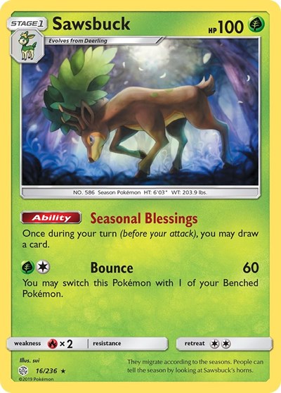 SM12: Sawsbuck (Holofoil)