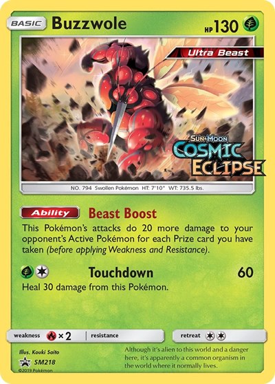 SMP: Buzzwole - SM218 (Prerelease) (Holofoil)